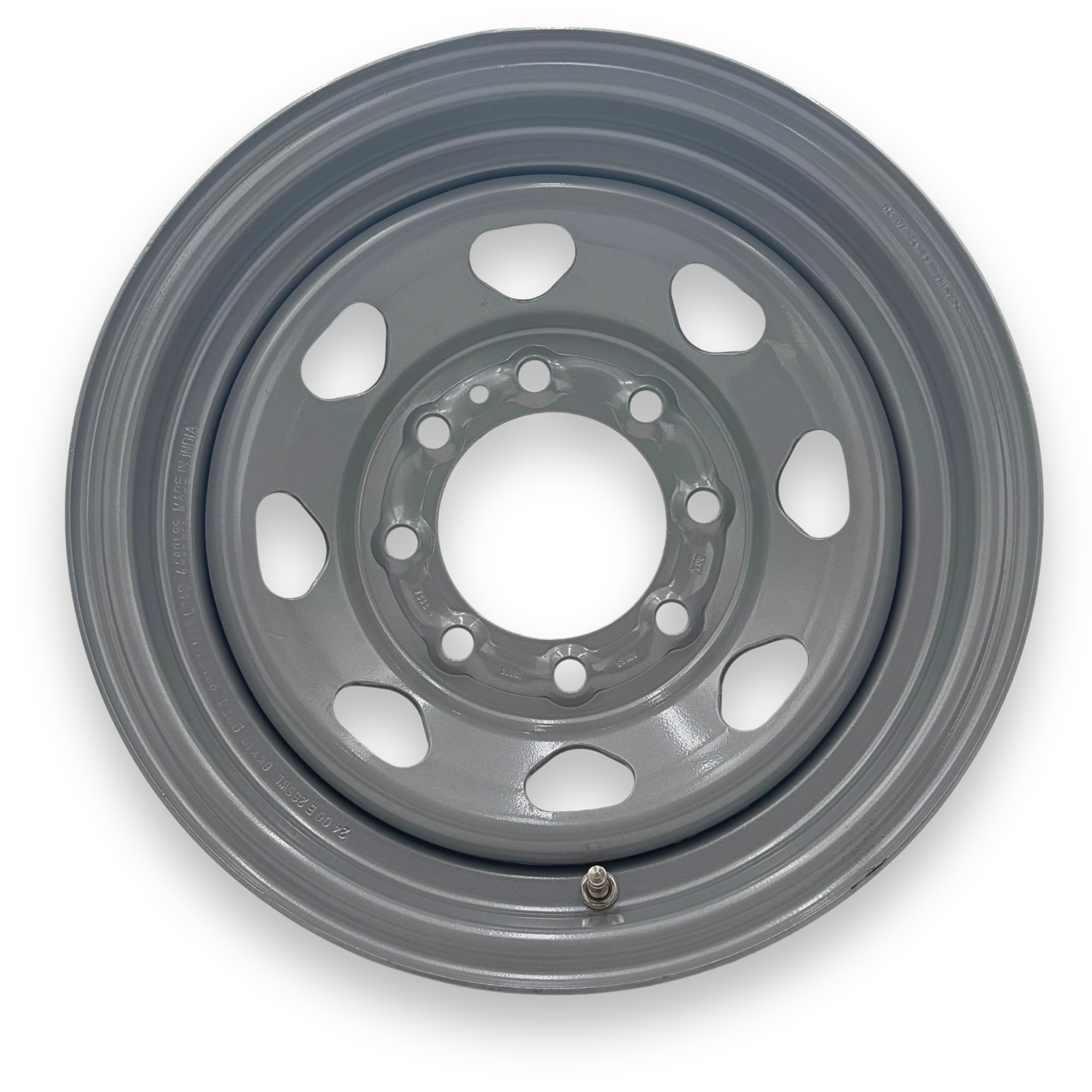 Steel Master 16x6 8 on 6.5 Bolt Eight Spoke Silver